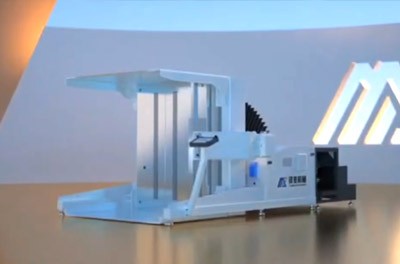 Automatic paper stack turning and finishing machine